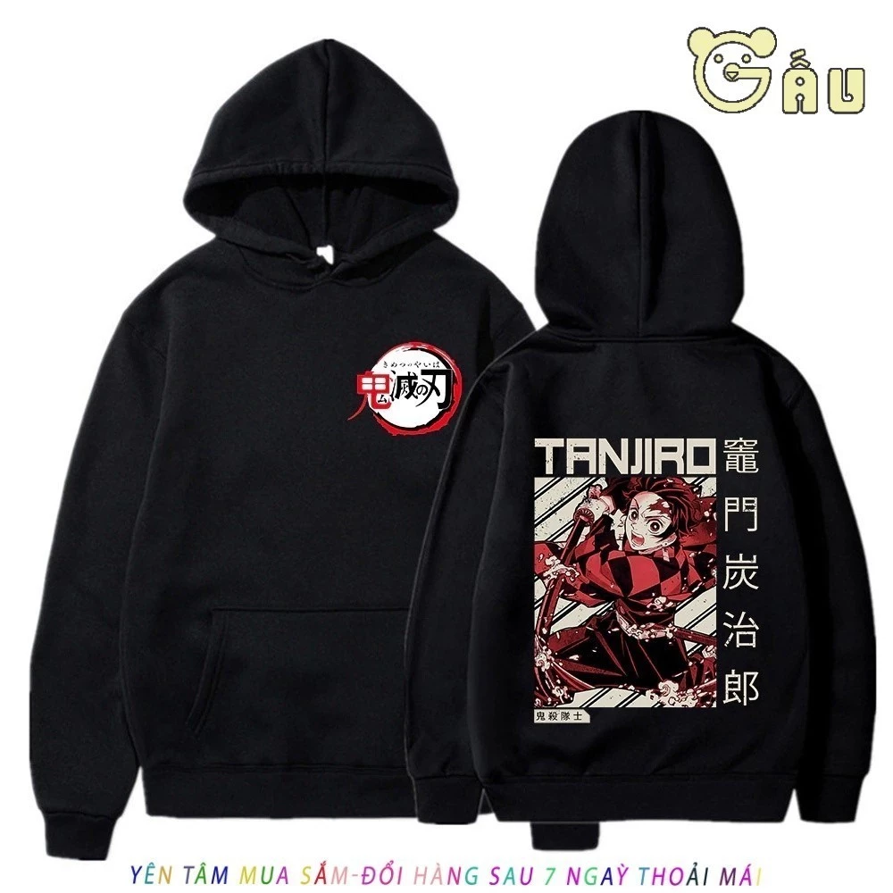 ÁO KHOÁC HOODIE NAM NỮ TANJIRO SIÊU NGẦU