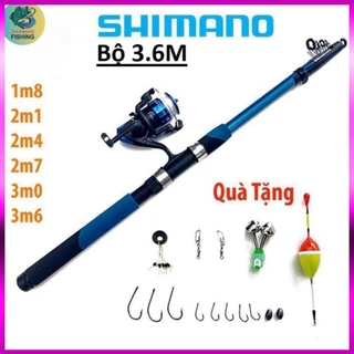 Trọn Bộ cần câu máy SHIMANO {Tặng 30k Phụ Kiện} - tặng kèm dây câu, lưỡi  và phụ kiện đầy đủ - Hải Linh Fishing