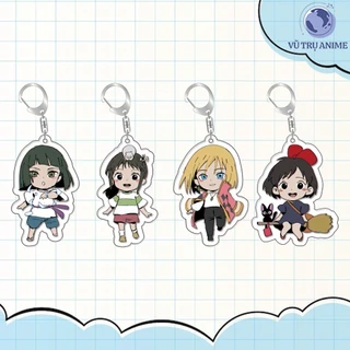 Móc khóa keyring GHIBLI STUDIO in hình anime chibi quà tặng dễ thương