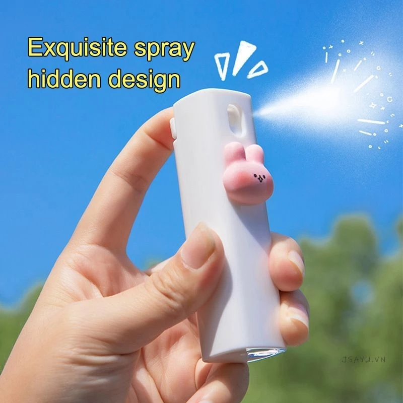 🏵️🏵️ Chai Xịt Nước Hoa Mini 10ml Hình Vuông Họa Tiết Hoạt Hình Dễ Thương