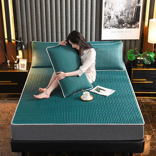 Chiếu điều hòa cao su non Bee Bedding, chiếu nệm mủ cao su non hàng cao cấp, mát mùa hè 1m6, 1m8, 2mx2m2