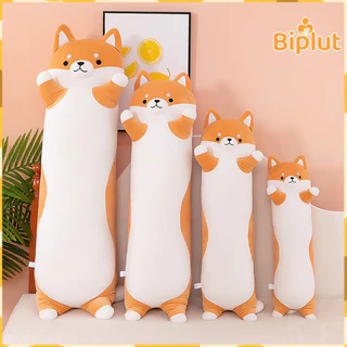 Biplut Shiba Inu Chó Sang Trọng Gối Thú Nhồi Bông Sang Trọng Hỗ Trợ Thắt Lưng Dễ Thương Dài Dải Thân Gối Trang Trí Nhà Trẻ Em Người Lớn Quà Tặng Sinh Nhật