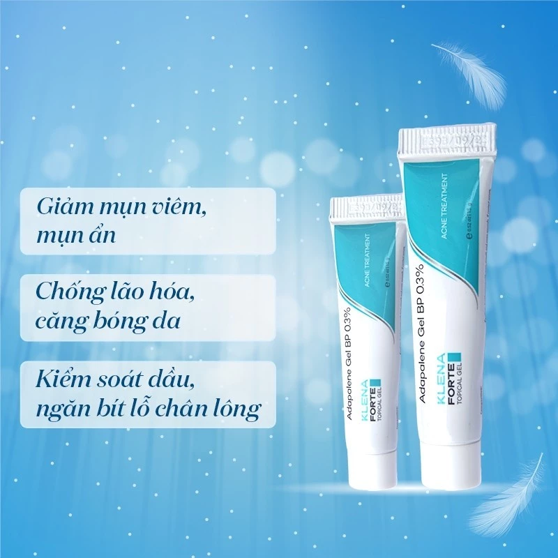 Kem mụn Klena Forte 0.3%, chấm mụn hỗ trợ giảm mụn ẩn, mụn đỏ, mụn v-i-ê.m, mờ thâm, mờ sẹo, trắng da - 15g