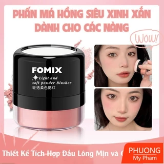 Phấn Má Hồng FOMIX Mềm Mịn Kháng Nước Kèm Mút Hình Nấm 5g