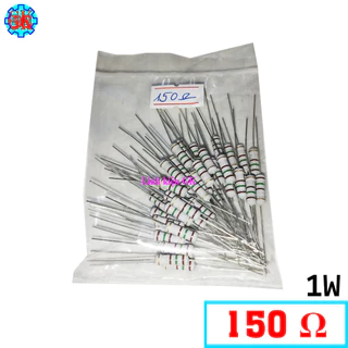 (50 cái) Điện trở 150 ôm 1W [K-20-11]