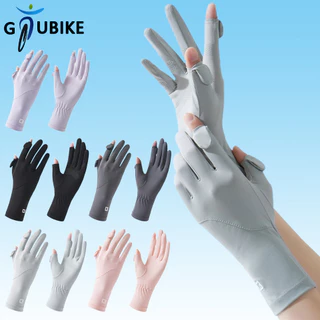 Gtubike UPF50 + Mùa Hè Thời Trang Mới Chống Nắng Găng Tay Chống Tia UV Lái Xe Ngoài Trời Đi Xe Đạp Thoáng Khí Kéo Dài Cổ Tay Co Giãn Găng Tay