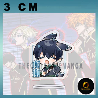 (3CM) MÔ HÌNH Standee BLUE LOCK ver Tai chữ in hình anime tượng mica acrylic chibi trang trí trưng bày