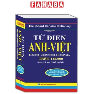Sách Từ Điển Anh-Việt - English-Vietnamese Dictionary - Trên 145.000 Mục Từ Và Định Nghĩa (Tái Bản 2024)