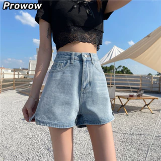 Prowow quần ống rộng quần nữ jean Minimalist Đơn giản Fashion Cute WNK24400UG 15Z240408