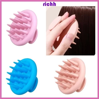 Richh Mềm Mại Và Bền Silicon Lược Chải Tóc Massage Chống Trơn Trượt Lược Dụng Cụ Làm Tóc Nhẹ Nhàng Cho Nữ Bé Gái