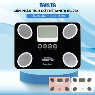 Cân đo chỉ số cơ thể, phân tích lượng mỡ điện tử Tanita BC-731 Nhật Bản Chính Hãng,  CHÍNH XÁC bằng công nghệ B.I.A