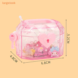 [Largelook] Dễ Thương Instagram Sanrio Hộp Kho Báu Người Tổ Chức Tẩy Dây Hộp Tổ Chức Trang Sức Hộp Quà Tặng Dễ Thương