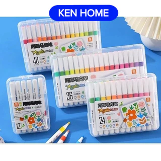 [HỎA TỐC] Bút Màu Acrylic Cho Bé tập Tô Bút màu - Touch Mark Cool Coco Pison Marker - SP0510 KEN HOME