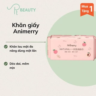 KHĂN GIẤY LAU MẶT ĐA NĂNG ANIMERRY (DẠNG RÚT)