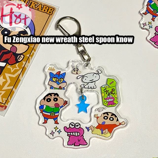 Jr Móc Khóa Acrylic Hình Cậu Bé Bút Chì Shin Chan Dễ Thương