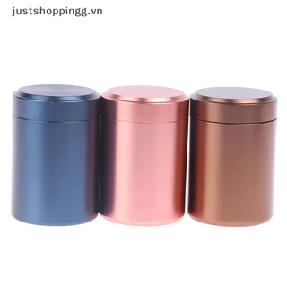 # Mới # 1x Hộp Đựng Chống Kín Hơi Nhôm Herb Stash Jar Kim Loại Kín Lon Trà Bình.