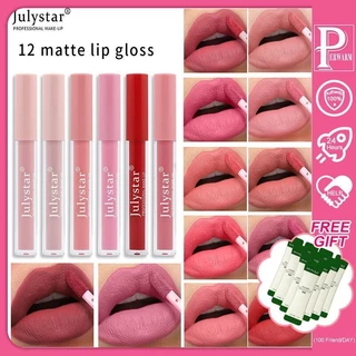 Lip Glaze Matte Lipstick Peach Lip glaze Super Stay Matte Liquid Lipstick Lipint Lip Gloss Long Wearing Waterproof