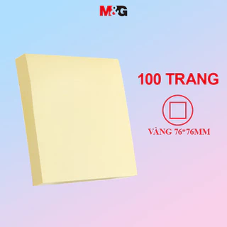 M&G giấy note ghi chú 100 trang Giấy dán Ghi chú Nhãn dính Macaron Color Note Book Tập đơn Back-to-school Văn phòng phẩm Nhãn dán ngày lễ