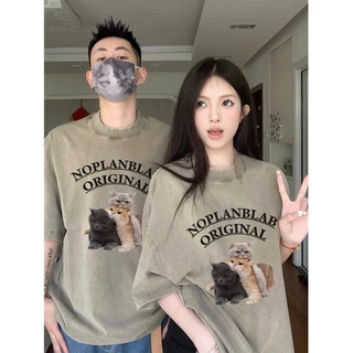 NRVP Thương Hiệu Mới 100% Cotton Unisex Cặp Đôi Áo Thun Nữ Tay Ngắn Nam Nữ In Hình Baggy Cổ Tròn Rời Độc Đáo Tee 3 / 28