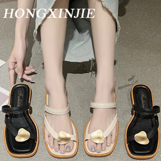 HONGXINJIE Dép nữ dép bánh mì cross2023 HOTSALE Đa màu sắc Đường may tỉ mỉ Tự tin Điệu đà FYT2420D8H 9Z240228