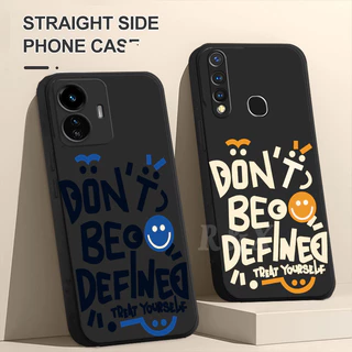 Dành Cho Huawei Y6P 2020 Y6 Pro 2019 Y7A Nova 7i Nova 5T Nova 3i Y9S Y9 Prime 2019 P30 Lite Chữ Thời Trang KHÔNG ĐƯỢC DEFIEND Graffiti Soft Matte Case R & X