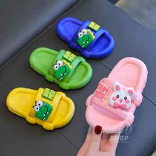 Dép bánh mì quai ngang Summer xinh xắn chống trơn trượt hoạt hình cho bé trai bé gái mihoshop