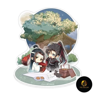 Mô hình Standee MA ĐẠO TỔ SƯ CHIBI Lam Vong Cơ Ngụy Vô Tiện trần tình lệnh tượng mica mô hình chibi anime