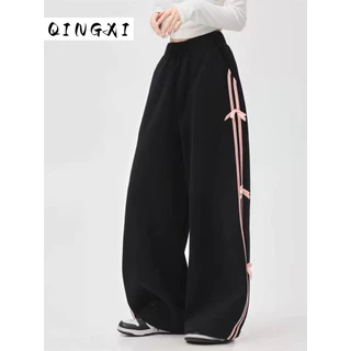 QINGXI quần ống rộng Quần Túi Hộp Fashion New Style High-quality cozy WFK2430X5Y 14Z240401