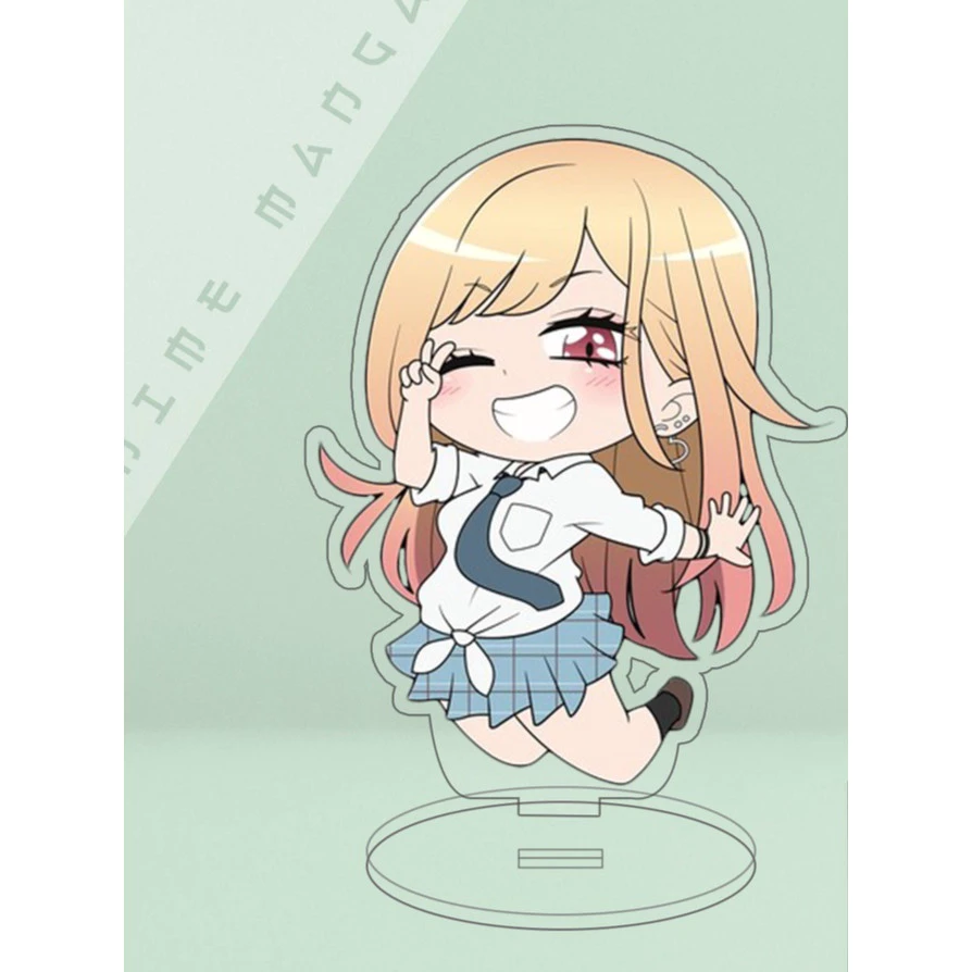 Mô Hình Standee Anime My Dress-Up Darling Marin Kitagawa Marin Chất liệu Acrylic trang trí góc học tập