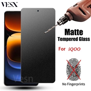 Kính cường lực chống vân tay mồ hôi màu nhám Cho VIVO iQOO 12 11 10 Z9 Turbo Z9x Z7 Neo 9 8 7 Pro 4G 5G 2024