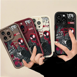 Dành Cho Realme 5 Pro C2 C11 C15 C20 C12 C21Y C25Y 7i C17 8 Pro 8i 10 11X Ốp lưng Anime Graffiti Người Nhện Mắt Thiên Thần Ốp Lưng Mềm Mại