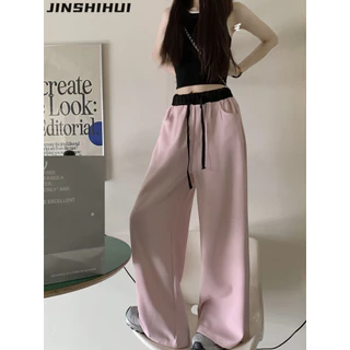 JINSHIHUI quần ống rộng Quần Túi Hộp High-quality Chất lượng cao fashionable Popular WGK2430T4Y 13Z240328