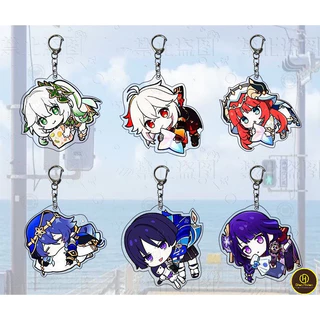 Móc khóa GENSHIN IMPACT ver Thả ôm đồ mica trong acrylic chibi anime game cute quà tặng xinh xắn_MK ĐĂNG HOÀNG