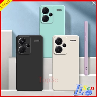 Ốp lưng Redmi Note 13 Pro plus 5g / Redmi Note 13 Pro 5g / Redmi Note13 4G / Redmi Note12 5g / Redmi Note 13 5g Vỏ điện thoại silicon lỏng màu trơn chống rơi YT