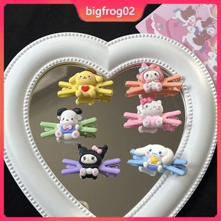 Sanrio X-Hình Kẹp Tóc Hello Kitty Cinnamoroll Phụ Kiện Tóc Đáng Yêu Ins Cô Gái Ngọt Ngào Gãy Tóc Sáng Tạo Nổ Kẹp