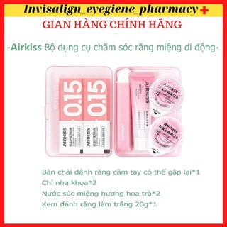 [MEYARN.VN] Airkiss KIT DU LỊCH - Bộ dụng cụ chăm sóc răng miệng du lịch nhỏ gọn bỏ túi tiện lợi