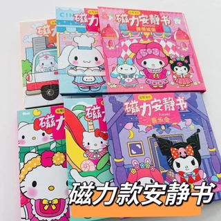 Dễ Thương Pompompurin Yên Tĩnh Sách Kuromi Giấy Nhà Búp Bê Sanrio Từ Bận Sách Anime Trang Điểm Dán Cho Bé Gái Đồ Chơi Giảm Căng Thẳng