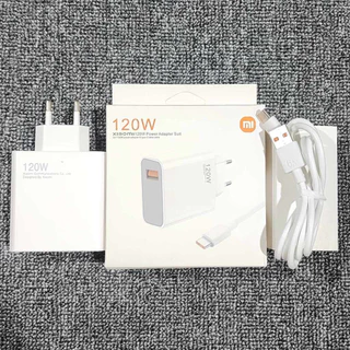 Sạc Xiaomi 120W cao cấp gồm củ và cáp sạc 6A Bộ sạc nhanh