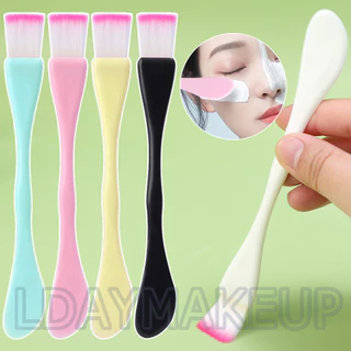 Diy Facial Mask Stick -Double Head Silicone Facial Mask Brush- Face Cleaning Scraper Daub Type Mud Film Bàn chải đặc biệt Dụng cụ làm đẹp