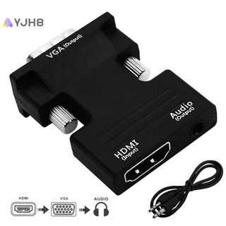 [Yjh8] Bộ chuyển đổi HDMI Female sang VGA Male với bộ chuyển đổi âm thanh Hỗ trợ đầu ra tín hiệu 1080P mới