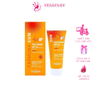 Kem Chống Nắng Farmona Sun Face Cream Oil Free Spf50 Cho Da Dầu Mụn 50ml,bác sĩ da liễu khuyên dùng