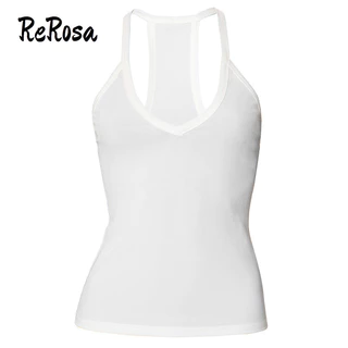 Rerosa Nữ Tank Top 2024 Thời Trang Màu Trơn Cổ Chữ V Racer Lưng Slim Fit Casual Tất Cả Trận Đấu Camisole