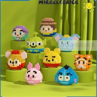 Quà tặng ngày trẻ emNanoblocks hoạt hình hoạt hình Mario Toy Story Alien Pooh Bear Puzzle Lắp ráp khối xây dựng Mô hình DIY Người bạn trưởng thành Trẻ em Quà tặng sinh nhật