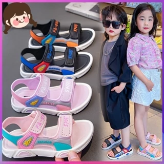 Giày Sandal Quai Dán Đế Mềm Thời Trang Mùa Hè Cho Bé