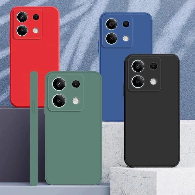 Redmi Note13 Note13Pro Note13Plus Note13 + Ốp Điện Thoại Mềm TPU Silicon Lỏng Cho Redmi Note 13 Pro 4G 5G Plus Chống Vân Tay Ốp lưng Bảo Vệ Ốp Lưng