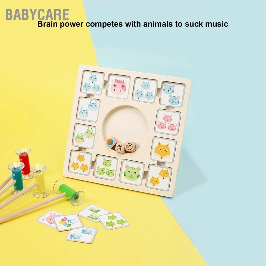 Babycare Trẻ em Động vật Hút Đồ chơi Xếp hình Trò Máy tính để bàn Tương tác Cha mẹ-Con Giáo dục