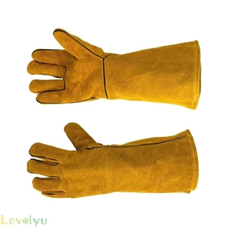 -New In April-Welding Work Gloves Flame Resistance Heat Resistance Metal Welding Protector[Overseas Products]