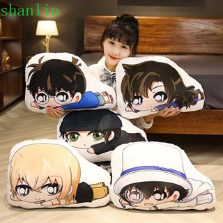 Shanlin Thám Tử Lừng Danh Conan Đồ Chơi Sang Trọng Thoải Mái Búp Bê Đồ Chơi Trẻ Em 18cm / 45cm Anime Đồ Chơi Túi Mặt Dây Chuyền Hoạt Hình Nhân Vật Anime Trang Trí Phòng Gối Nhồi Bông