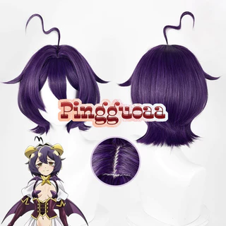 Anime Gushing over Magical Girls Hiiragi Utena Cosplay Wig 33cm Purple Black Heat Resistant Synthetic Wigs