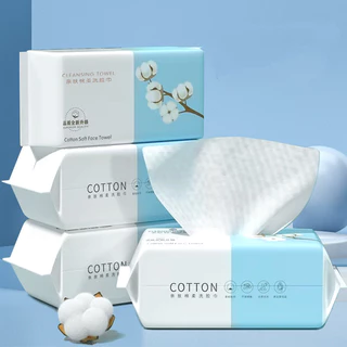 CODE thân thiện với da cotton mềm khăn rửa mặt gia đình làm dày khăn rửa mặt dùng một lần treo tường rút ra